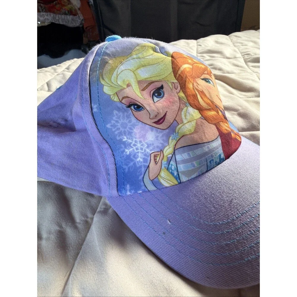 Disney Frozen Princess Elsa Anna Kids Baseball Cap ~ Adjustable (ages 2-7)